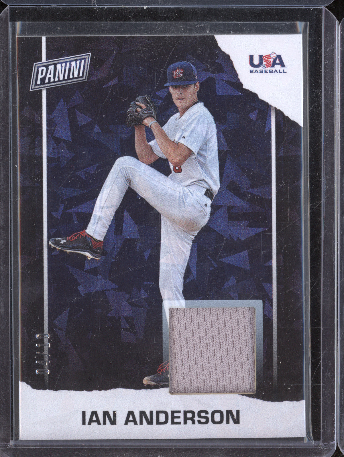 Ian Anderson 2021 Panini Father's Day USA4 Cracked Ice Memorabilia 4/10