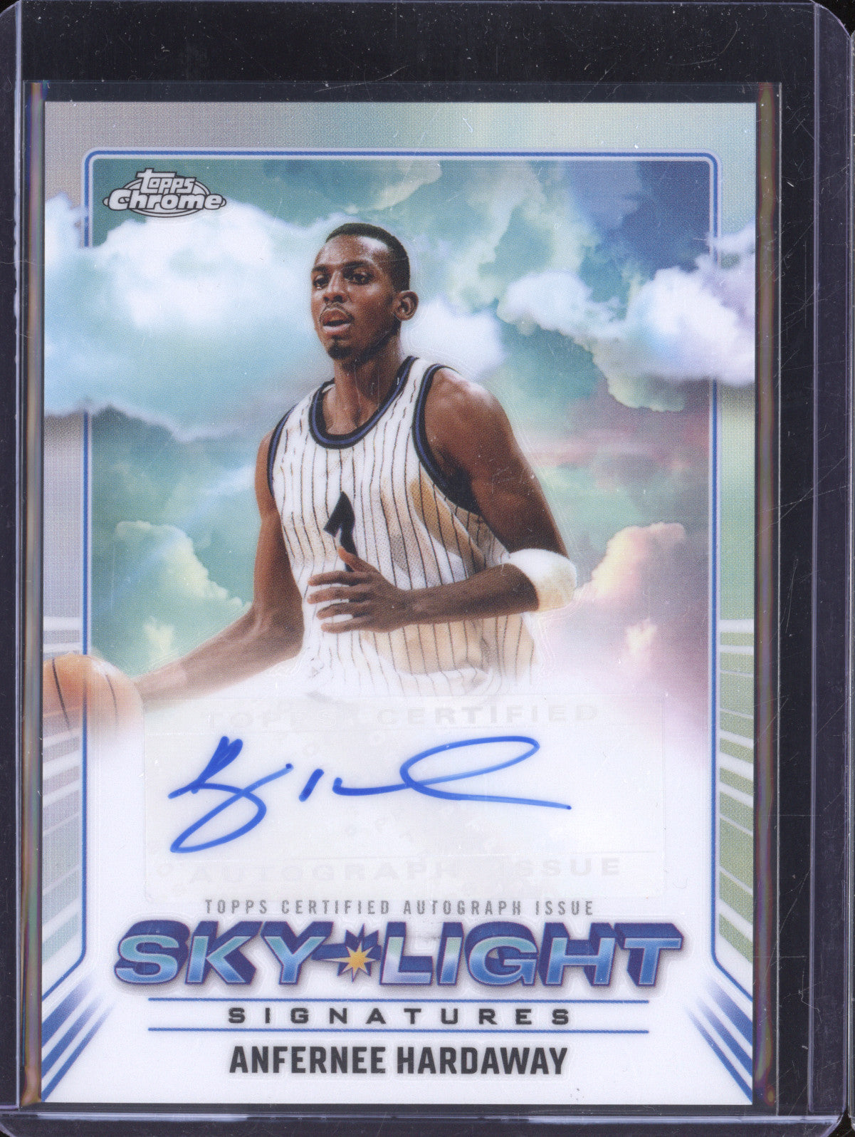 Anfernee Hardaway 2024-25 Topps Chrome SLS-AH Sky Light Auto Refractor