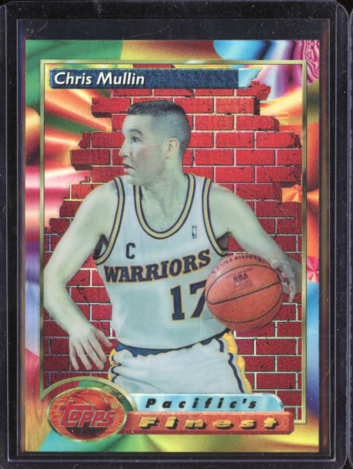 Chris Mullin 1993-94 Topps Finest 122 Refractor