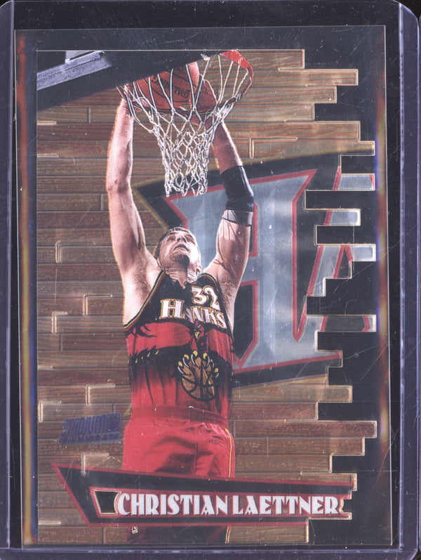 Christian Laettner 1997-98 Topps Stadium Club Triumvirate T4A