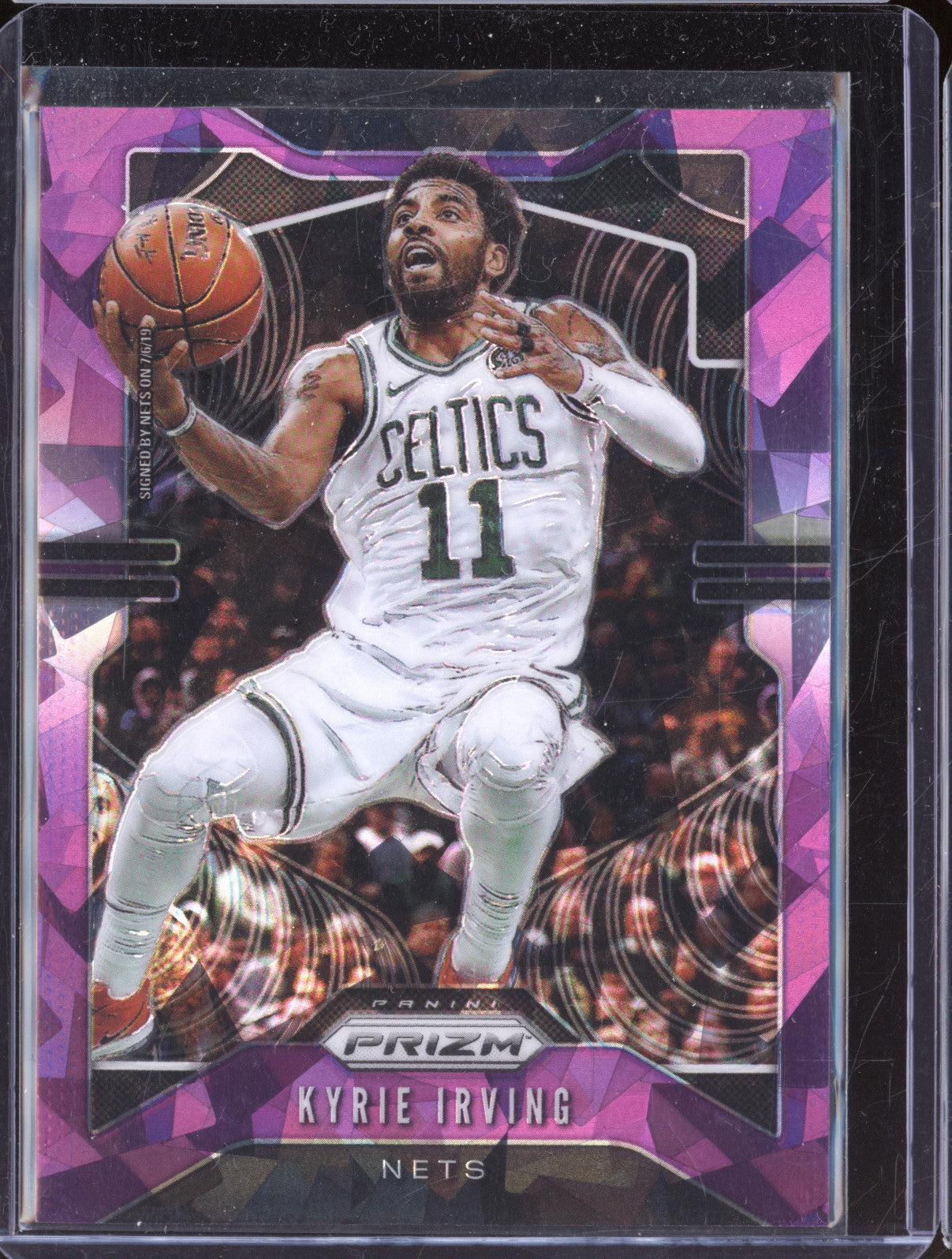 Kyrie Irving 2019-20 Panini Prizm 201 Purple Ice Prizm 064/149