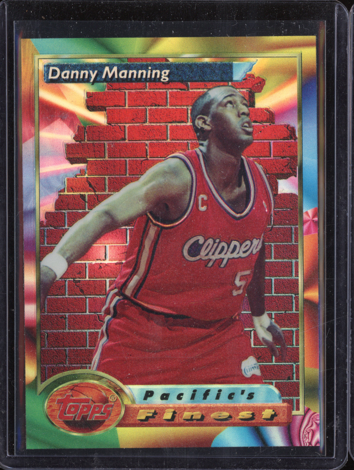 Danny Manning 1993-94 Topps Finest 124 Refractor