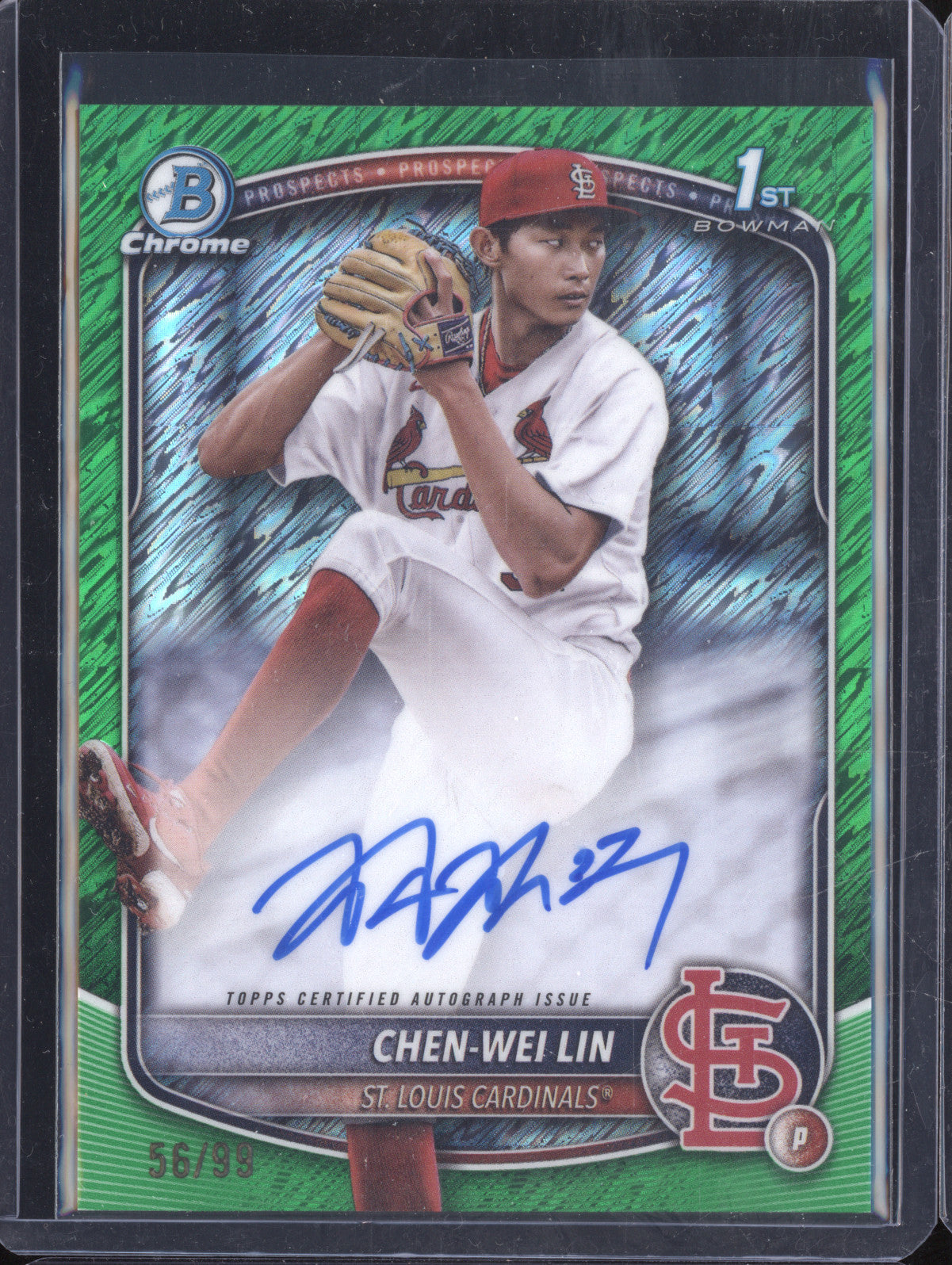 Chen-Wei Lin 2025 Bowman Chrome CPA-CL RC 56/99