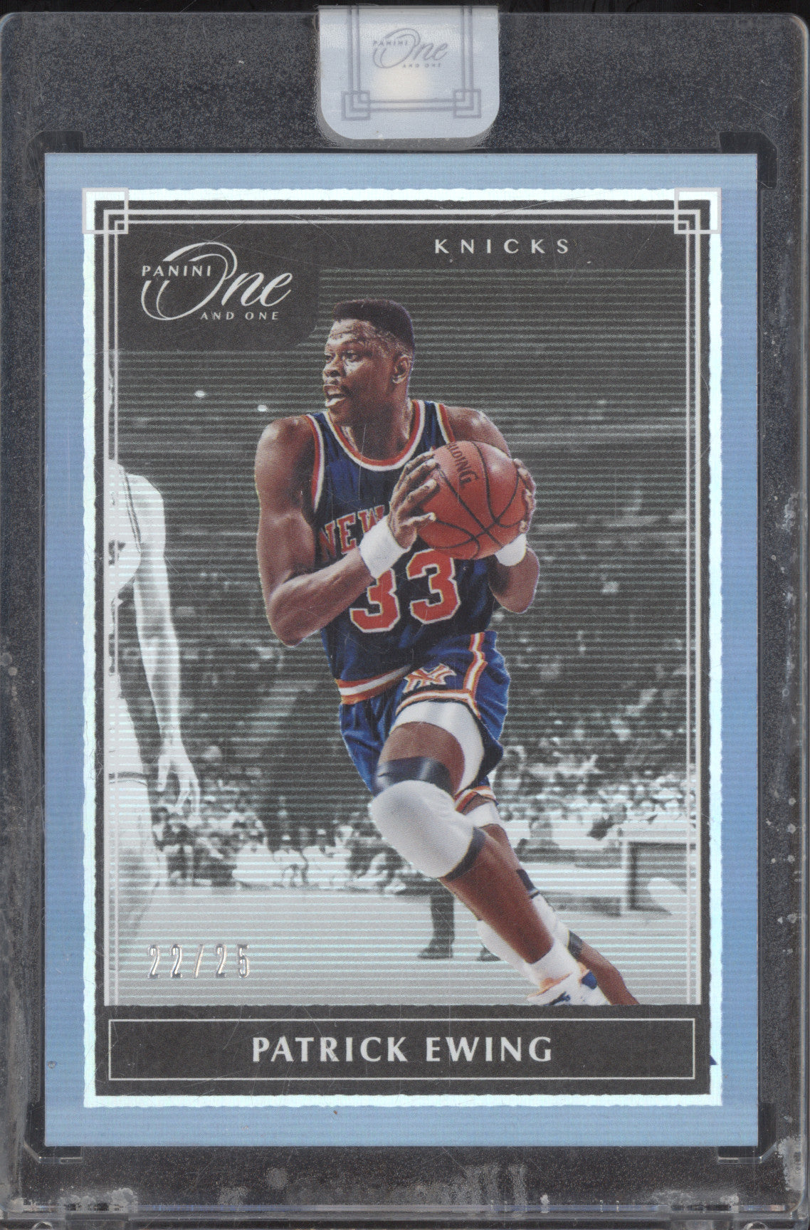 Patrick Ewing 2019-20 Panini One and One 167 Blue 22/25