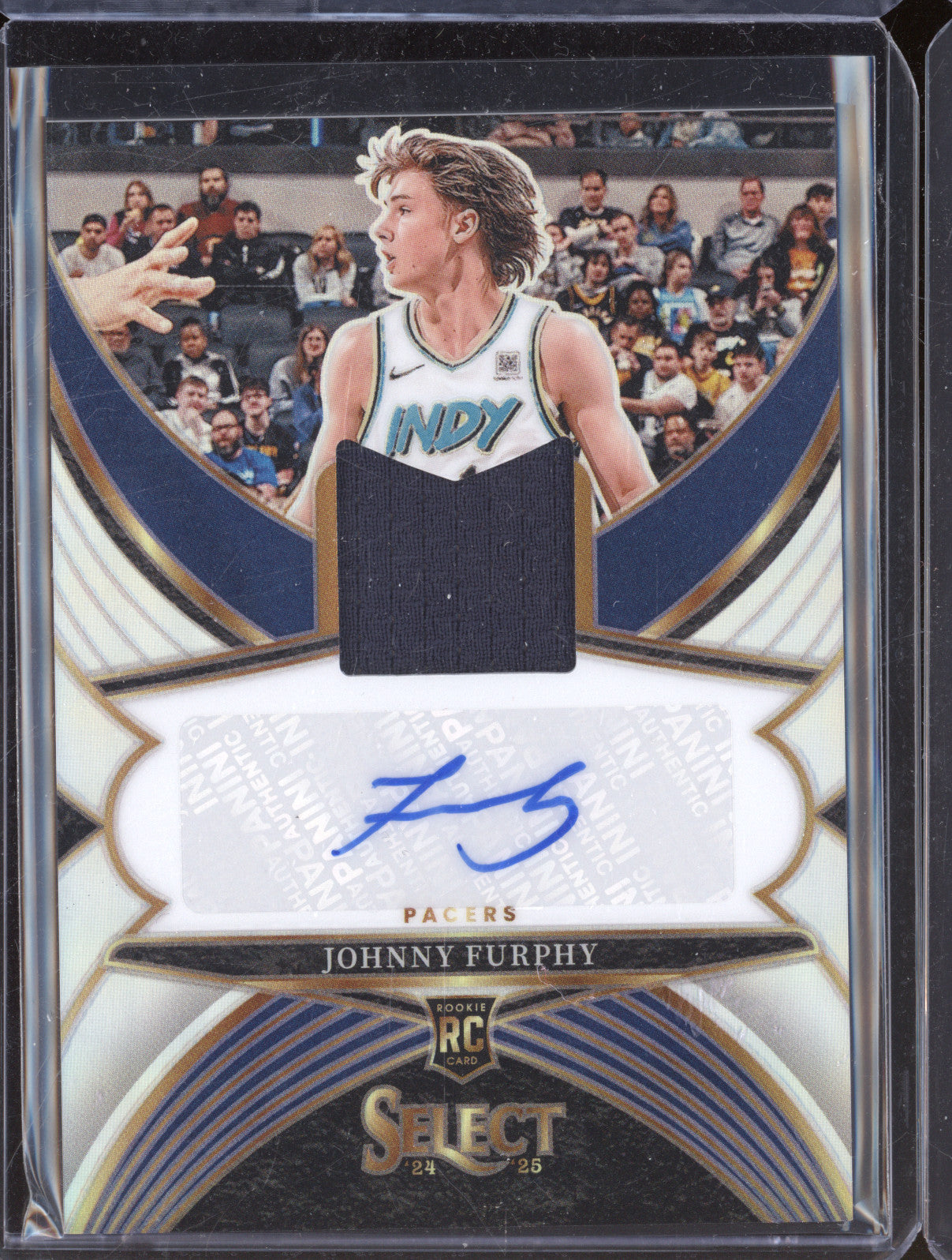 Johnny Furphy 2024-25 Panini Select RJA-FUR Rookie Patch Auto Silver RC 78/199