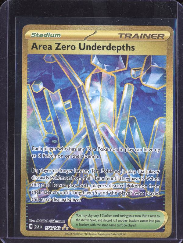 Area Zero Underdepths 2024 Pokemon Stellar Crown 174/142 Hyper Rare