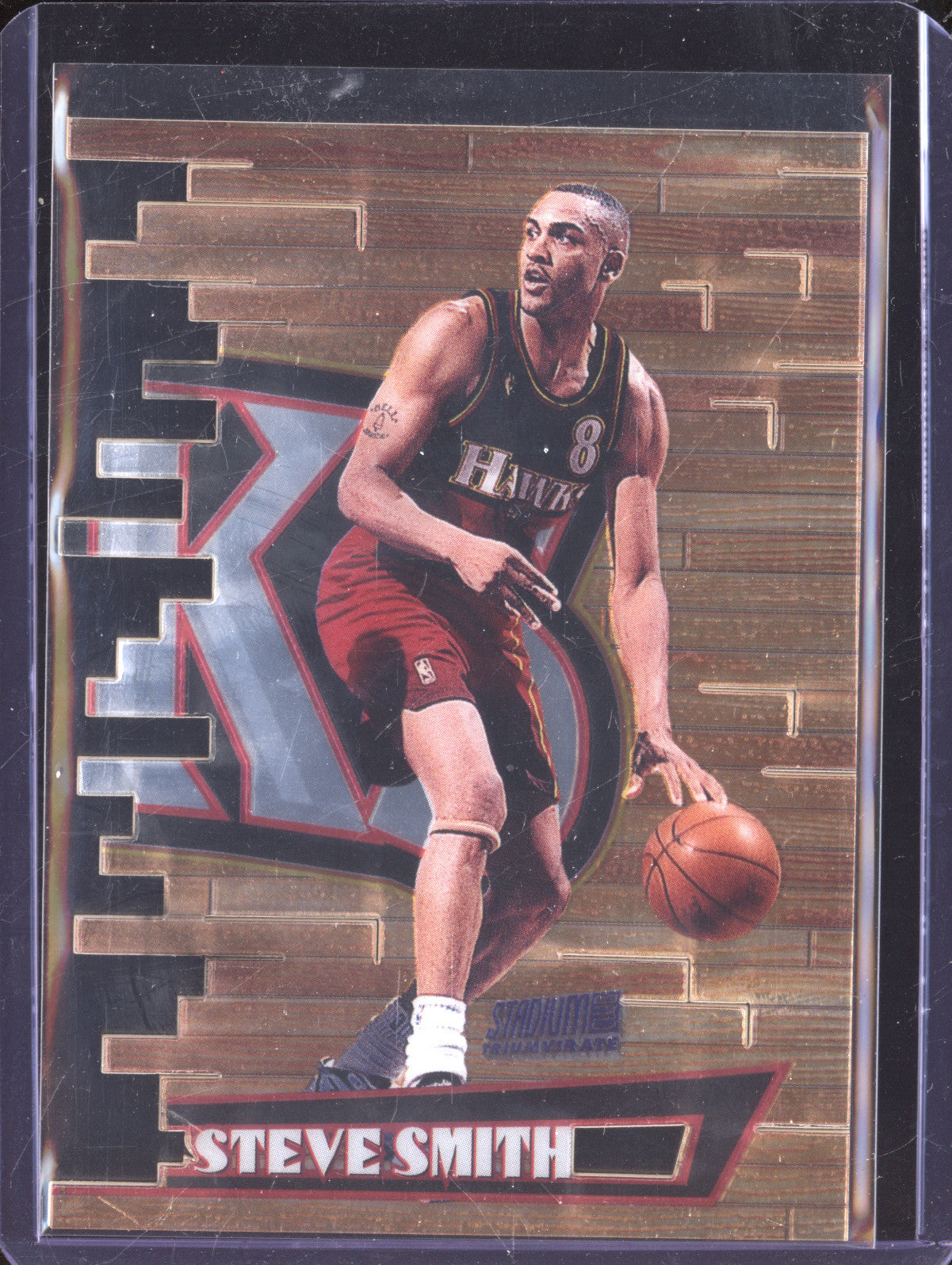 Steve Smith 1997-98 Topps Stadium Club Triumvirate T4C