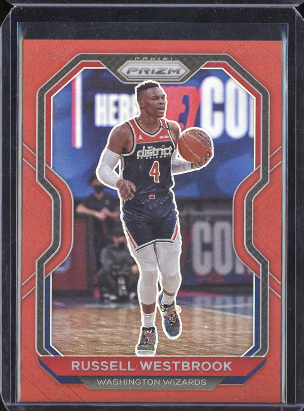 Russell Westbrook 2020-21 Panini Chronicles 503 Red 124/149