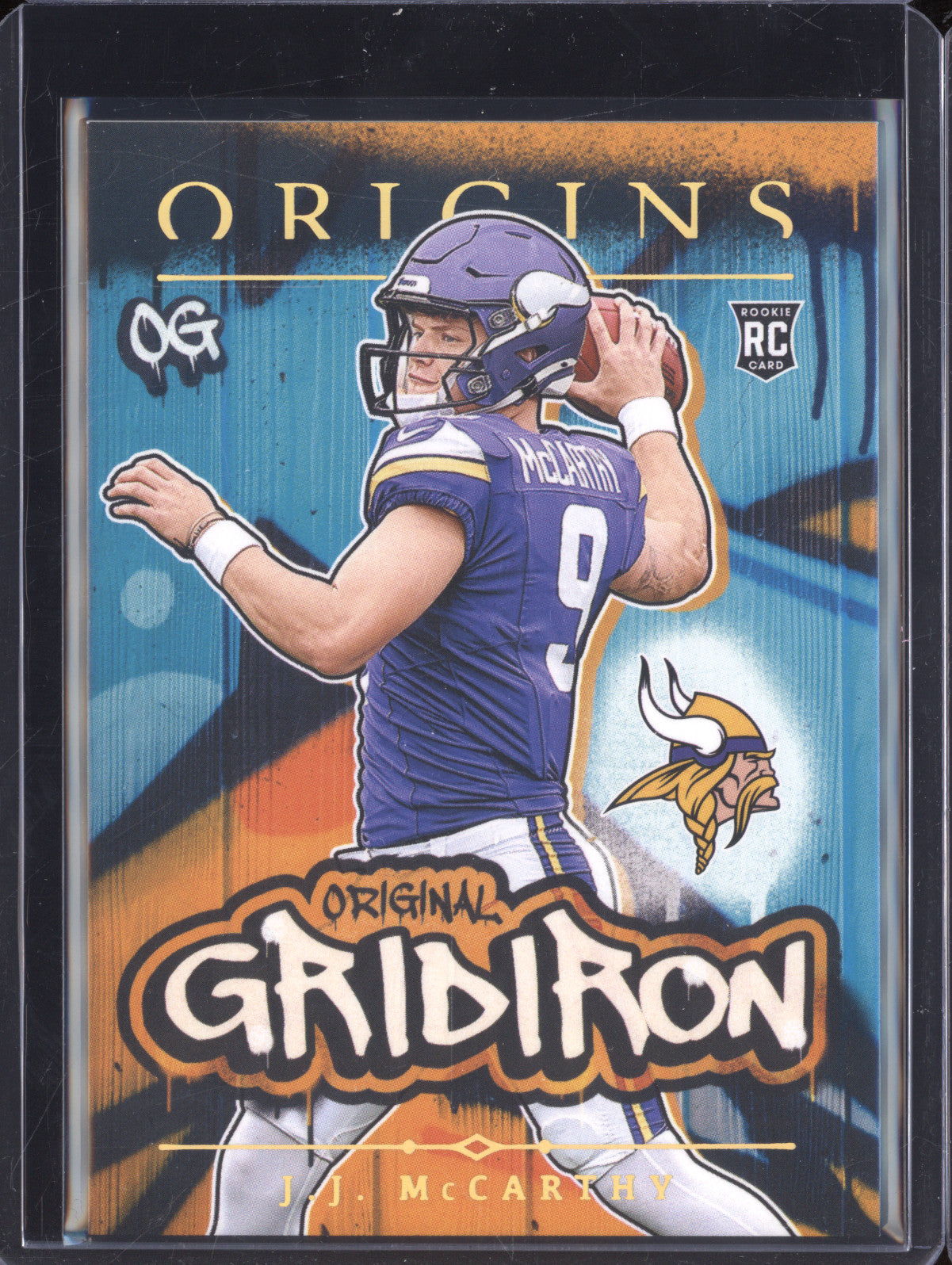 J.J. McCarthy 2024 Panini Origins 16 Original Gridion RC