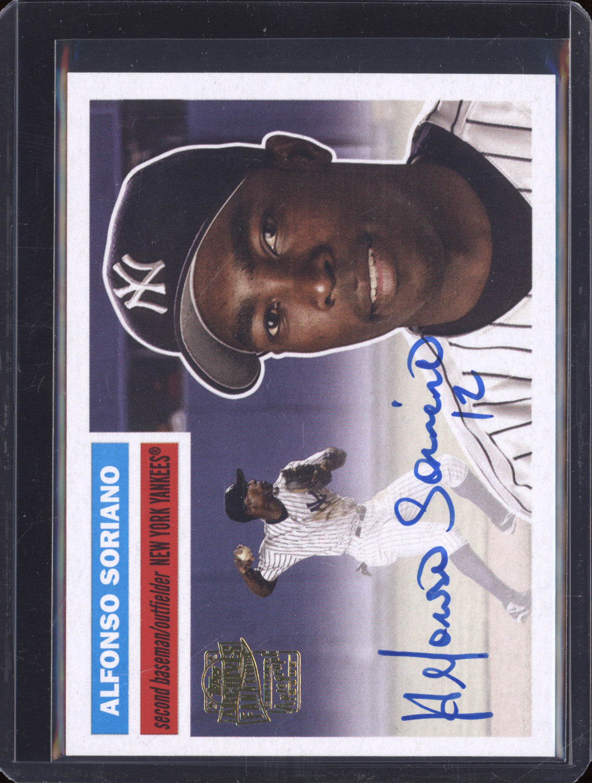 Alfonso Soriano 2025 Topps Archives 56FFA-ASO Fan Favorites RC Auto