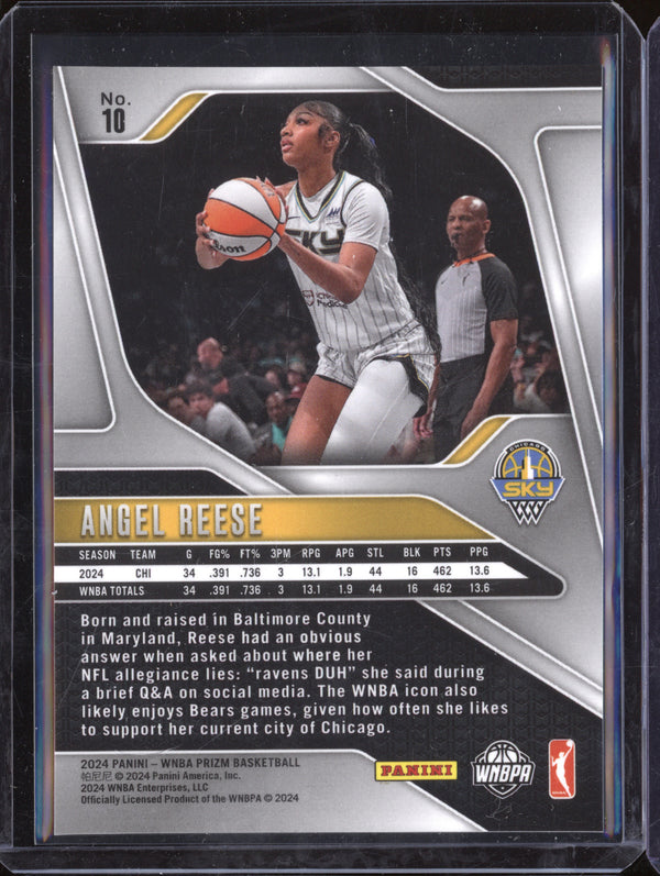 Angel Reese 2024 Panini WNBA Prizm 10 RC