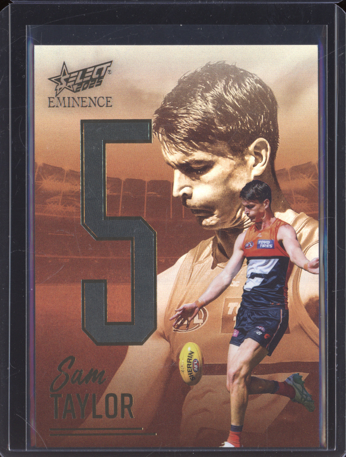2025 AFL Select Eminence Nameplate NG333 Sam Taylor 071/115
