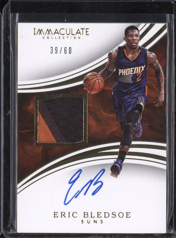 Eric Bledsoe 2015-16 Panini Immaculate PA-EBI Patch Autogrpah 39/60