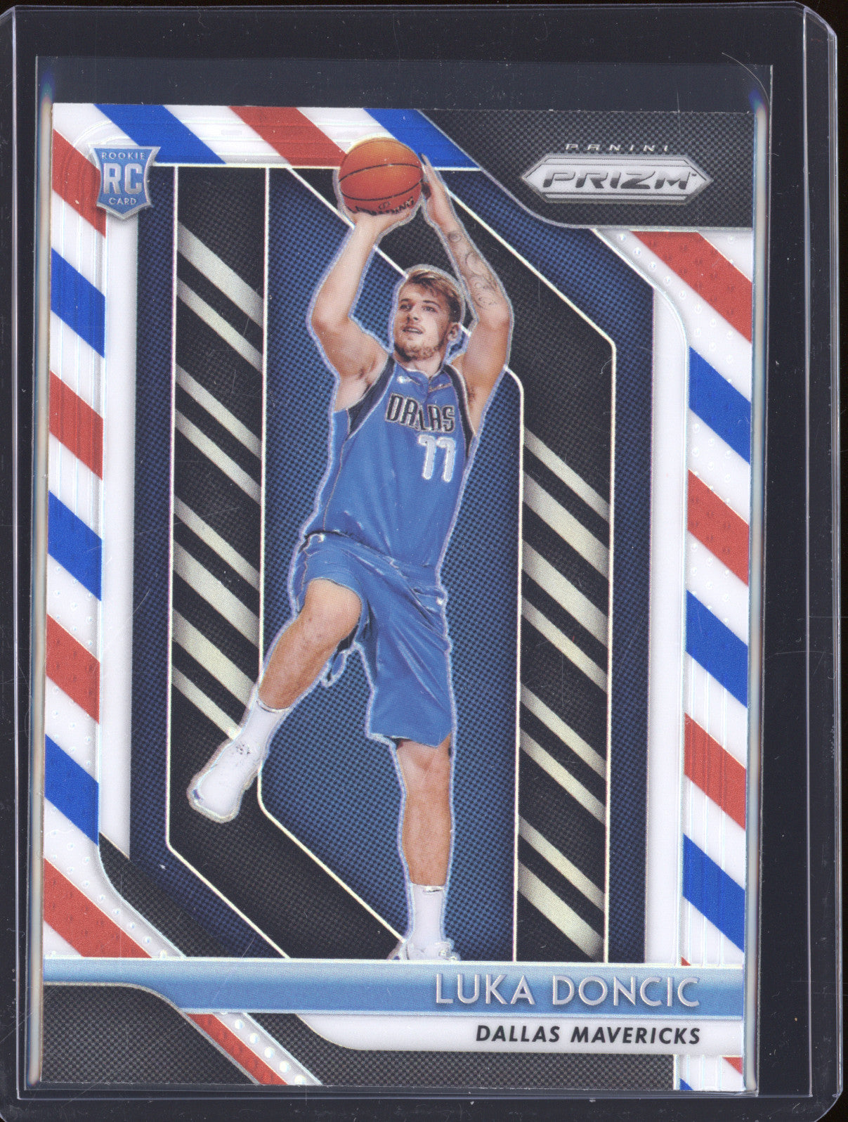 Luka Doncic  Panini Prizm 280 Red White Blue RC