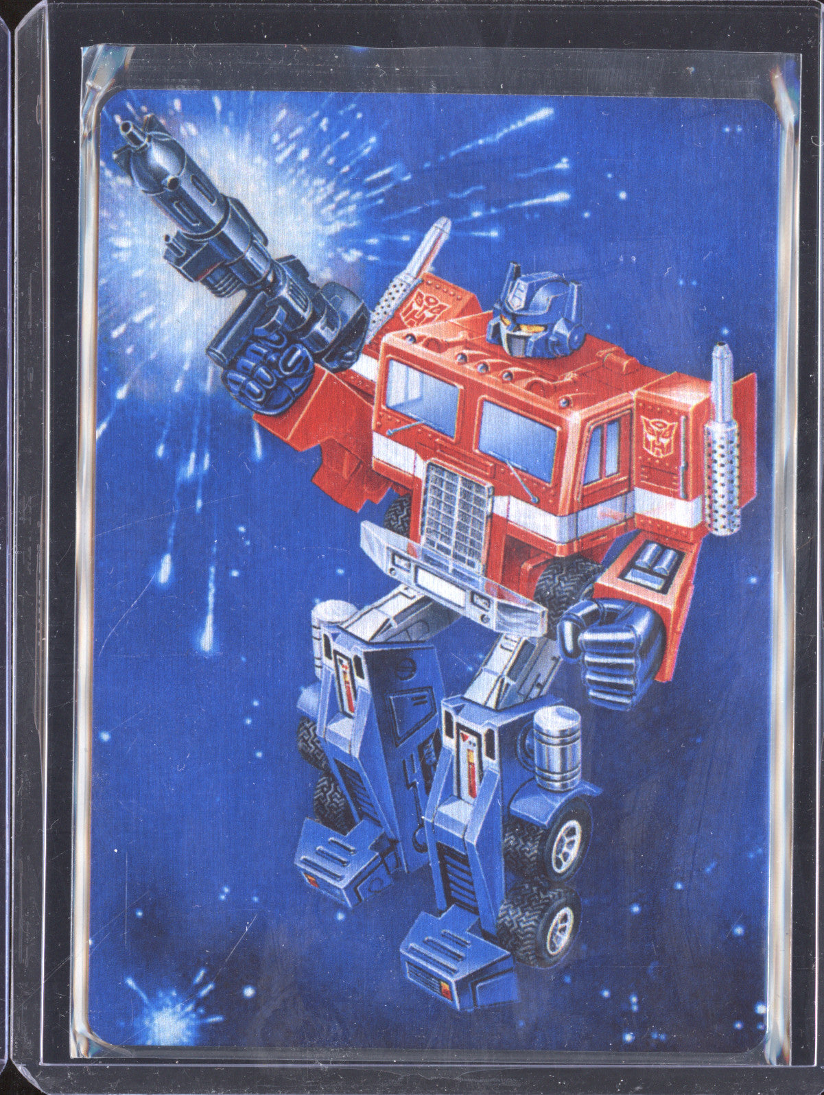 Optimus Prime 2024 Transformers 40th Anniversary 1 Metal Art Card