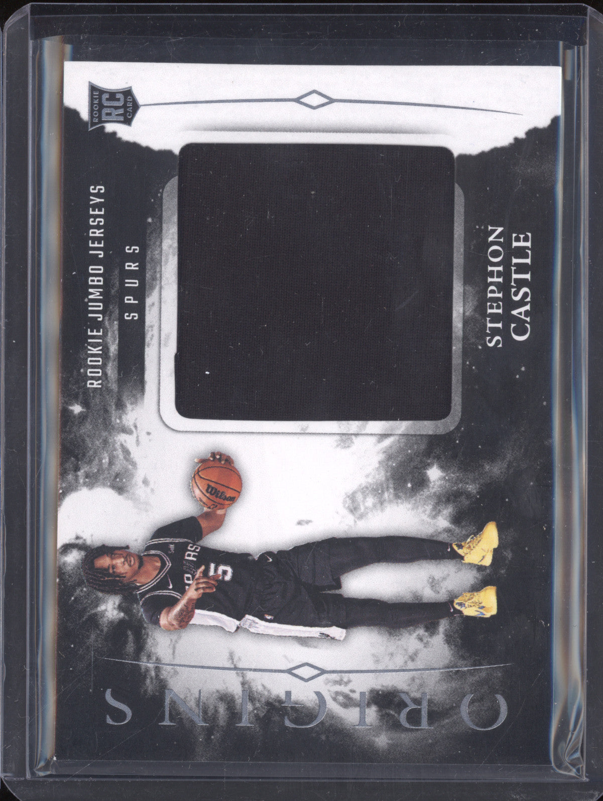 Stephon Castle 2024-25 Panini Origins RJJ-SCA Rookie Jumbo Jersey RC