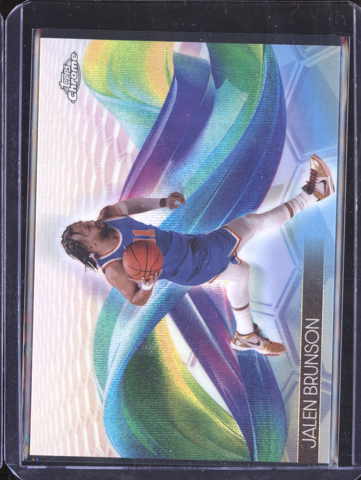 Jalen Brunson 2024-25 Topps Chrome H-4 Helix