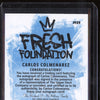 Carlos Colmenarez 2021 Skybox Metal Universe FF29 Fresh Foundation Auto 95/150