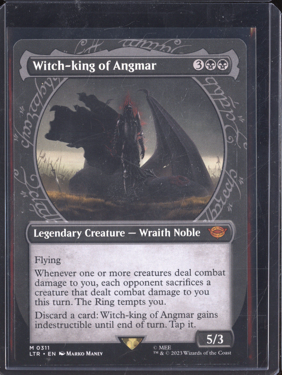 Witch-king of Angmar 2023 MTG LotR: Tales of Middle-earth 311 Showcase Mythic