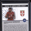 Aleksandar Mitrovic 2023 Topps Pristine Road to Euro 2024 155 Purple 43/99