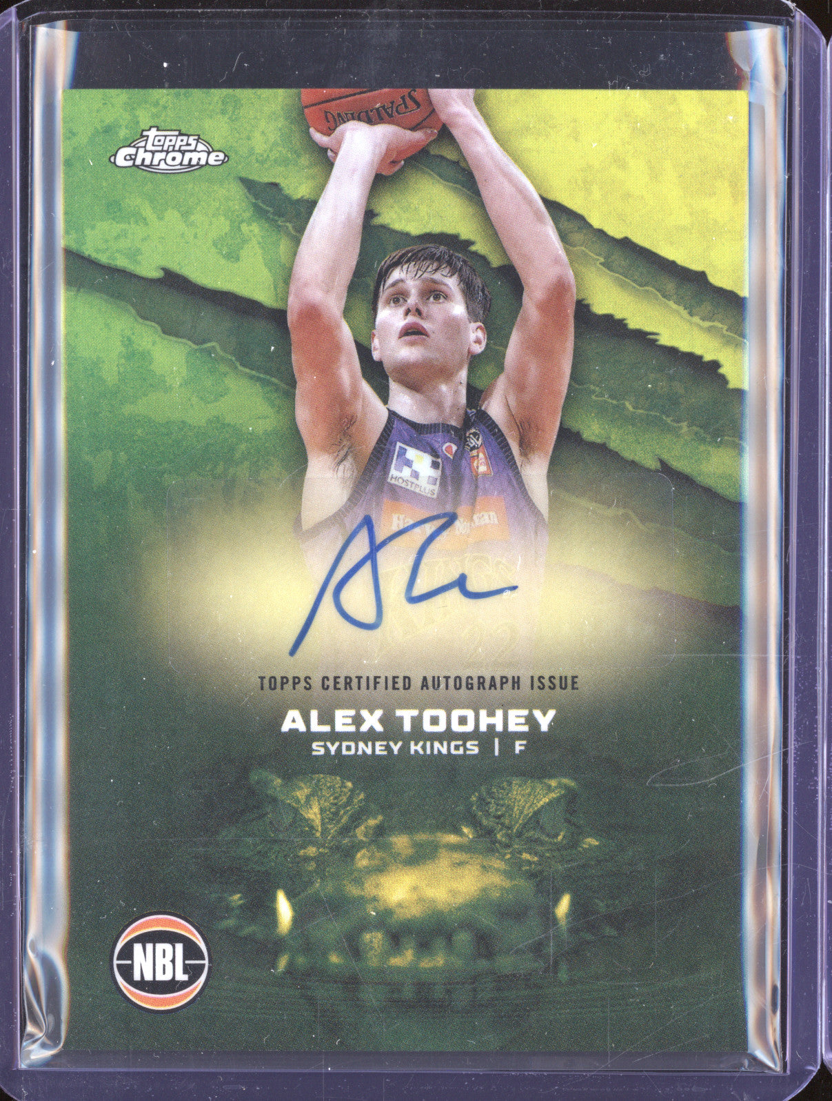 Alex Toohey 2024 Topps Chrome NBL A-AT Autograph