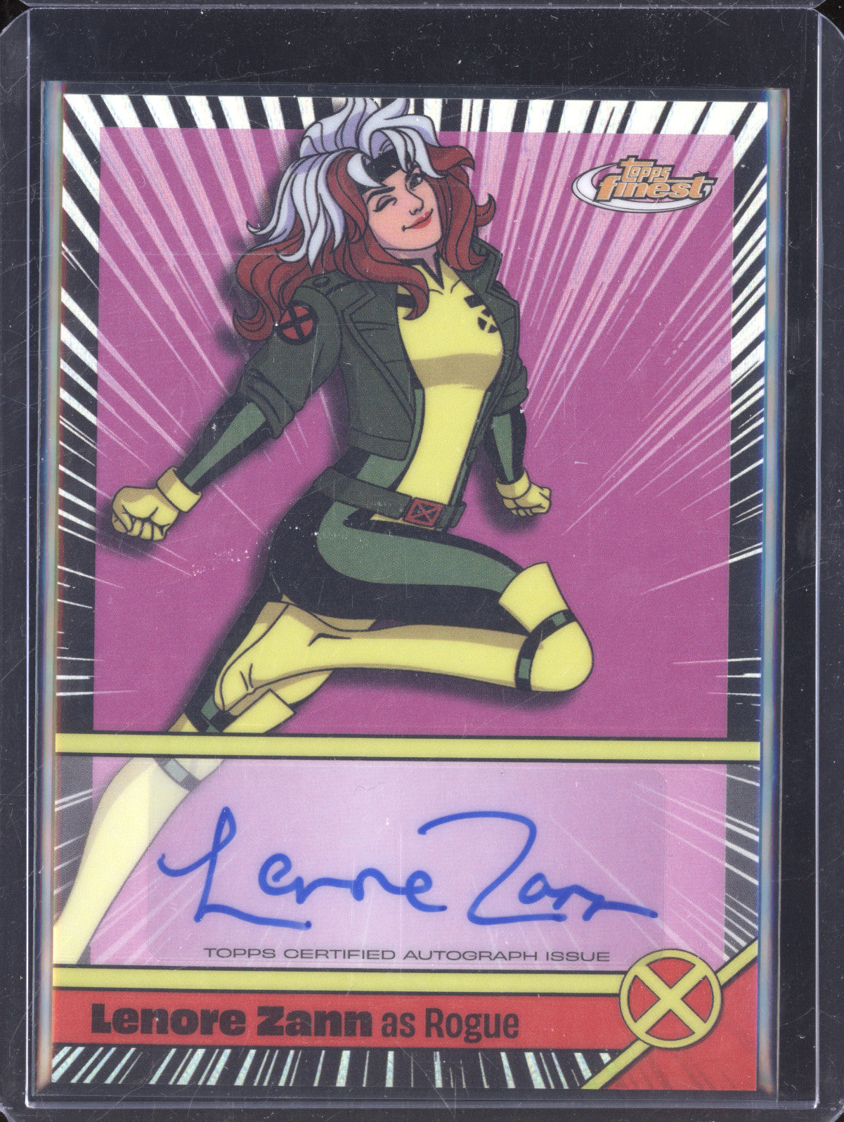 Lenore Zann 2025 Topps Finest X-Men 97 VA-LZ Voice Actor Auto
