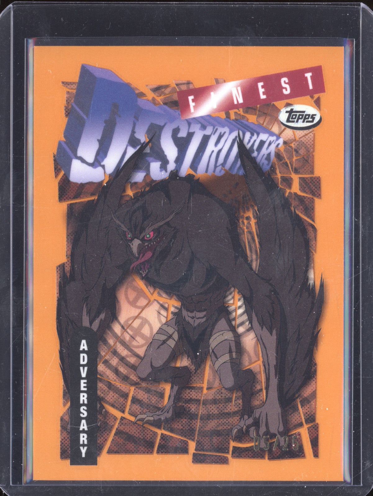 Adversary 2025 Topps Finest X-Men 97 49 Destroyers Orange 5/25