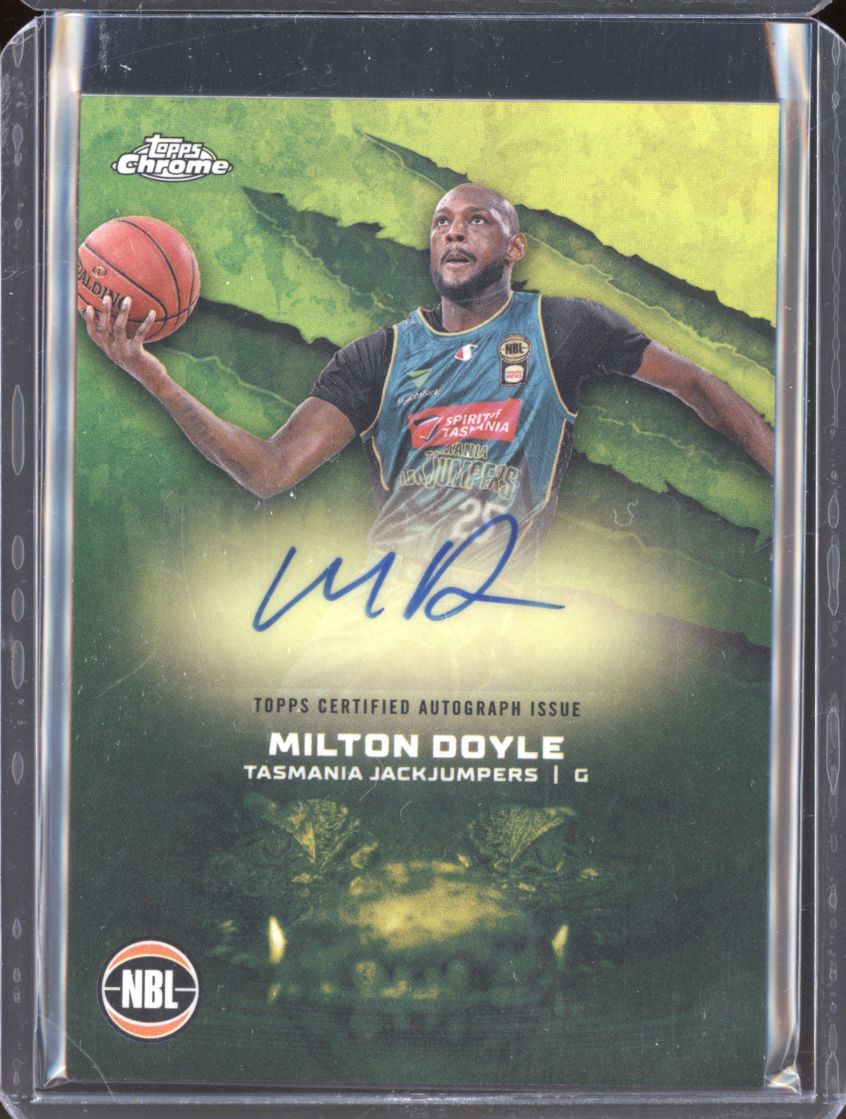 Milton Doyle 2024 Topps Chrome NBL A-MD Autograph
