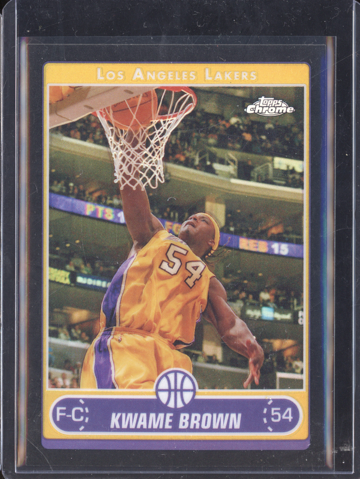 Kwame Brown 2006-07 Topps Chrome 22 Black Refractor 52/99