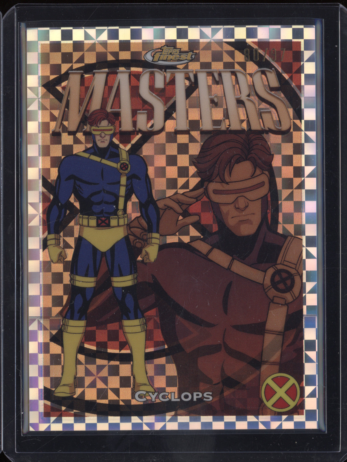 Cyclops 2025 Topps Finest X-Men 97 41 X-Fractor 80/97