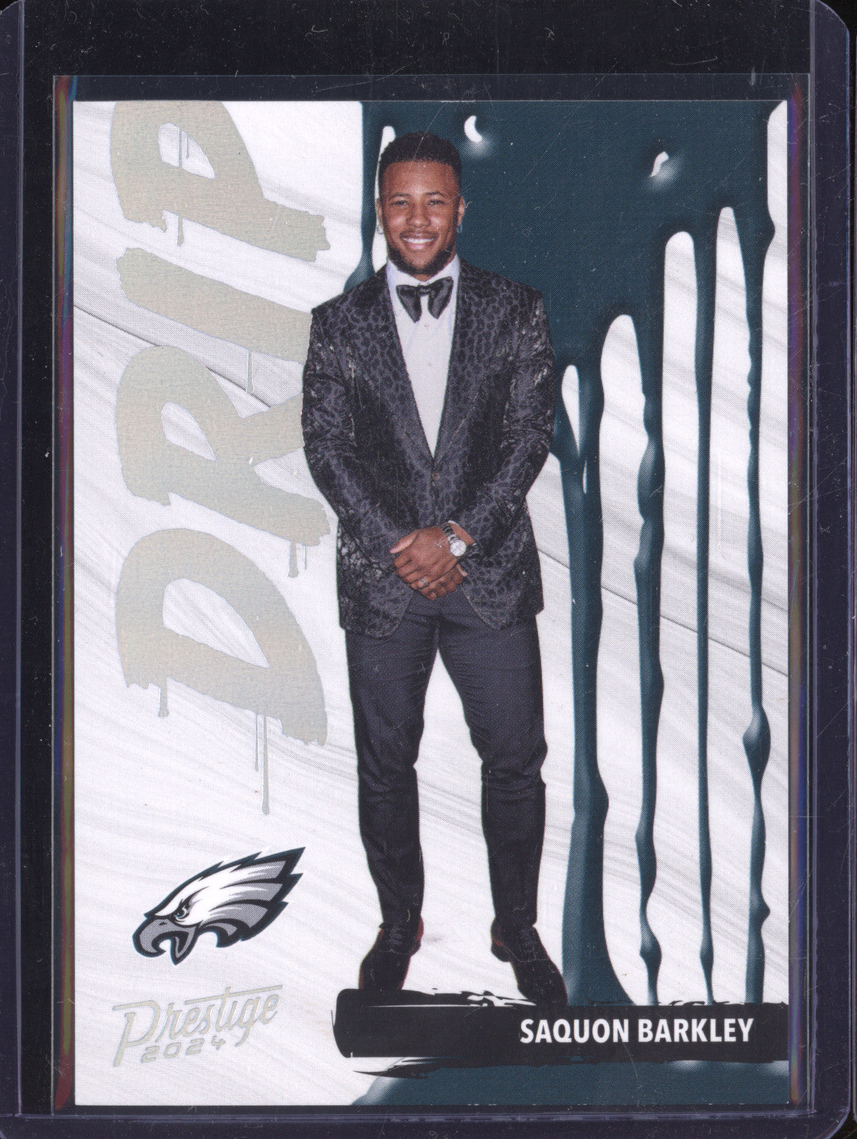 Saquon Barkley 2024 Panini Prestige D-SBY Drip