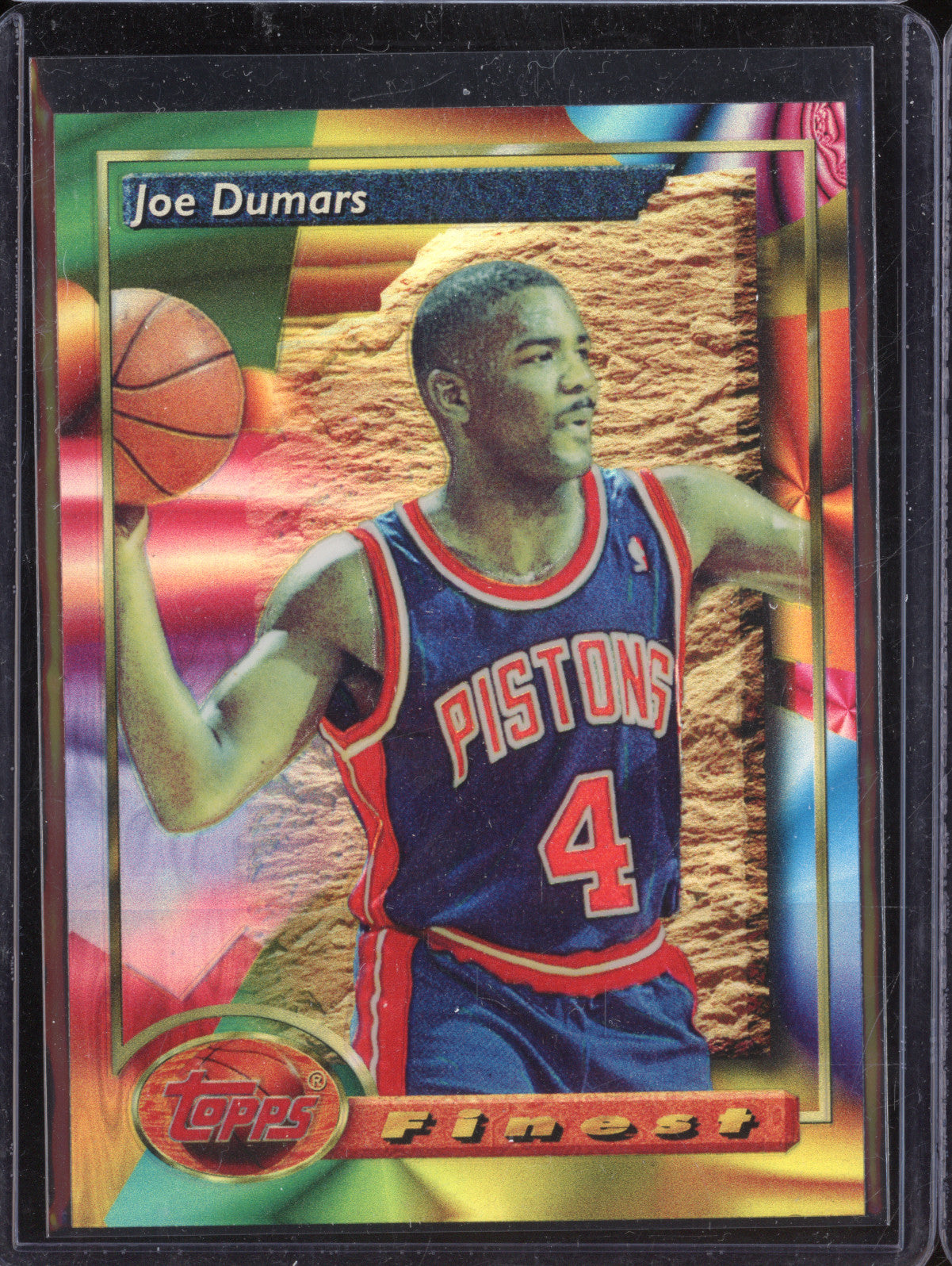 Joe Dumars 1993-94 Topps Finest 199 Refractor