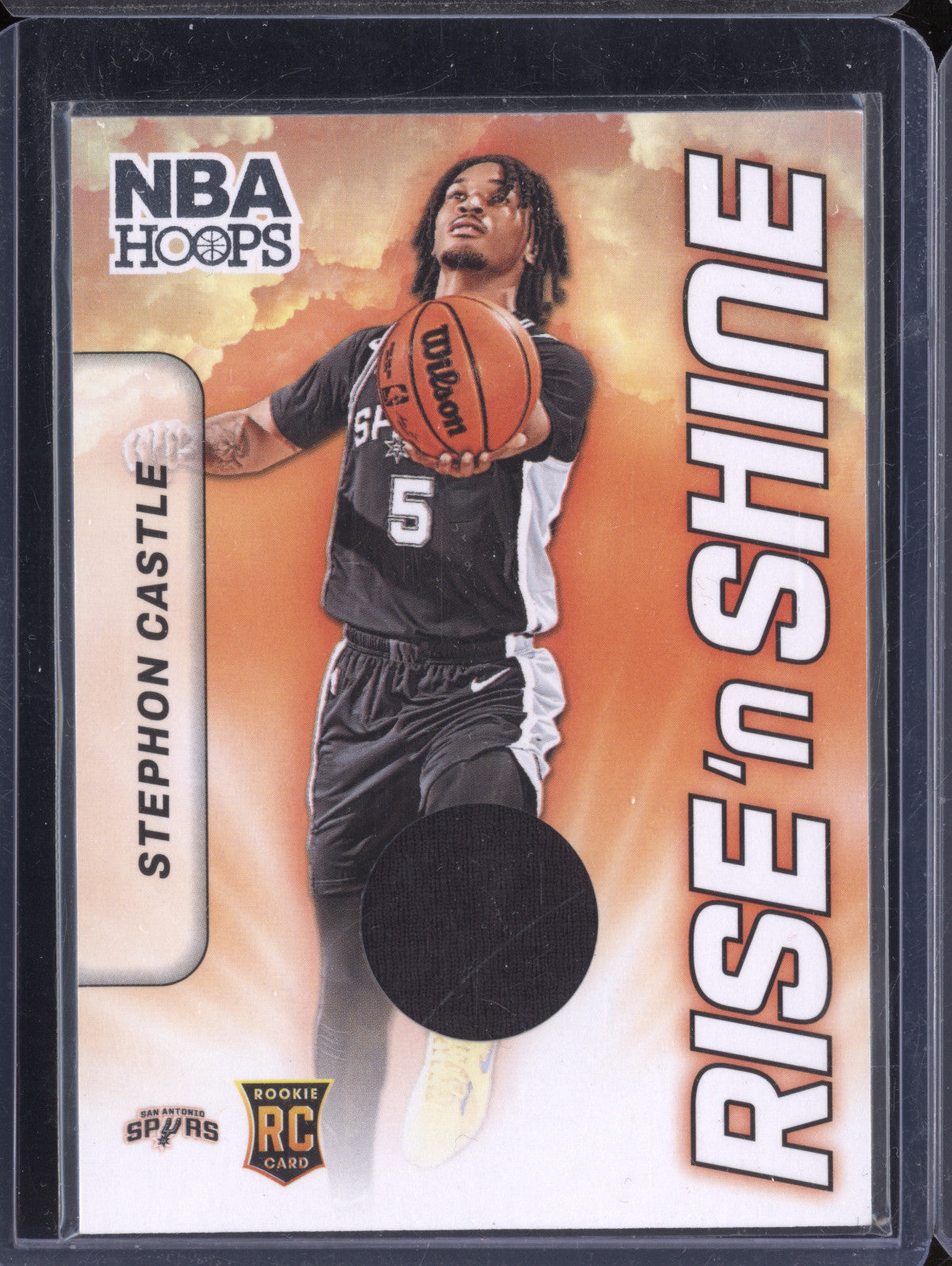 Stephon Castle 2024-25 Panini Hoops RSM-SCS Rise 'n Shine Memorabilia RC