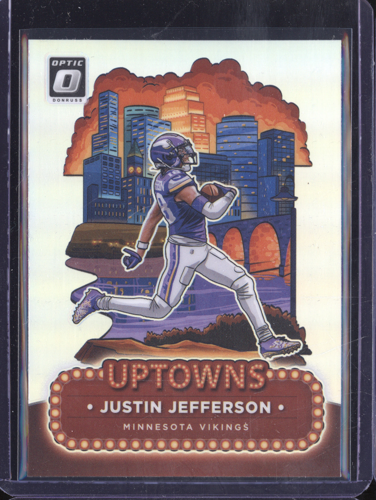 Justin Jefferson 2024 Panini Donruss Optic 19 Uptowns