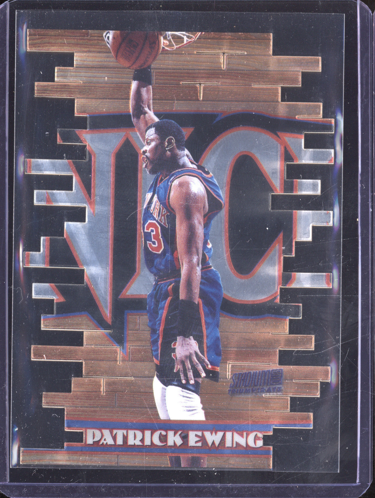 Patrick Ewing 1997-98 Topps Stadium Club Triumvirate T8B