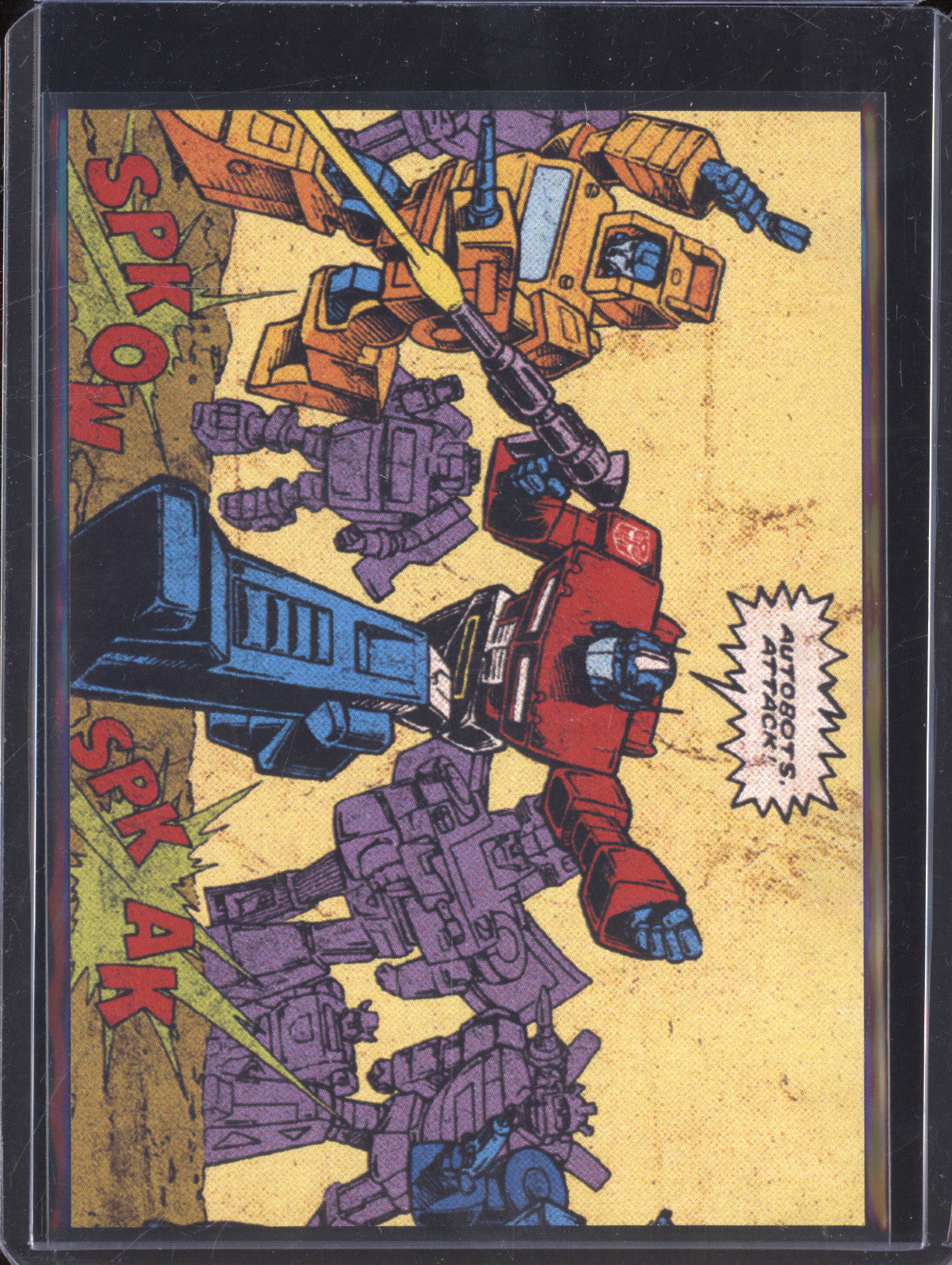 Optimus Prime Megatron 2024 Transformers 40th Anniversary 3 Vintage Card Stock