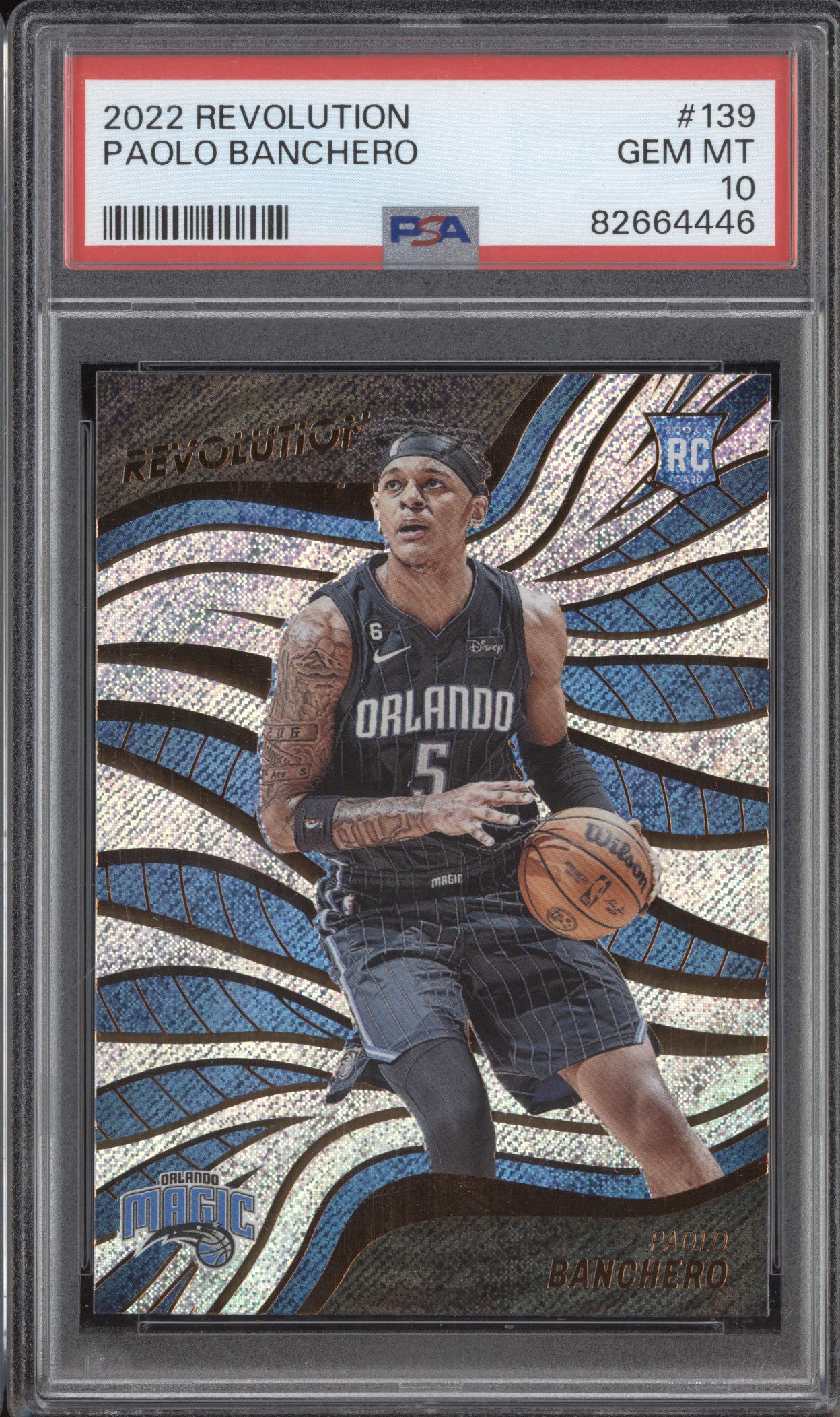 Paolo Banchero 2022-23 Panini Revolution 139 RC PSA 10