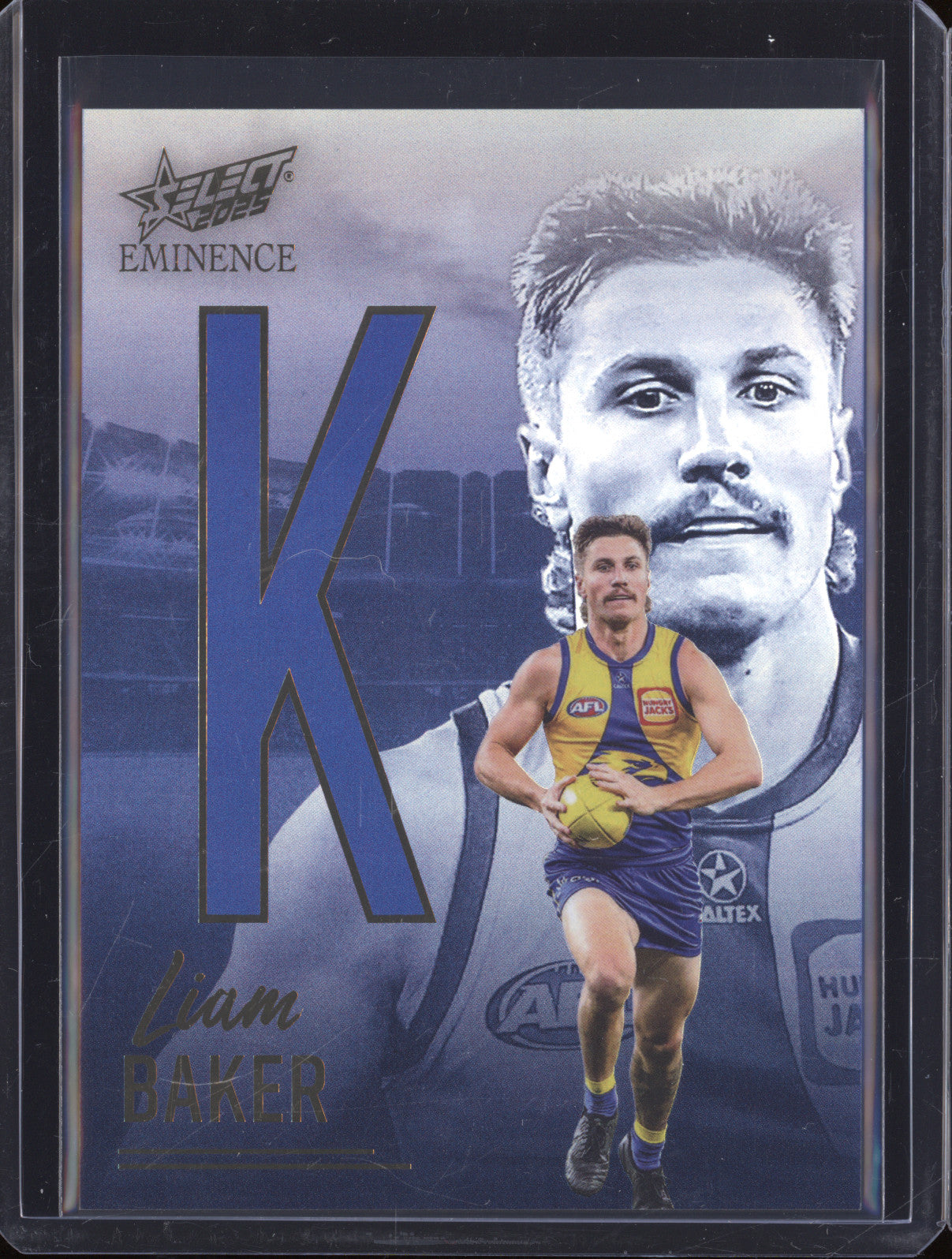 2025 AFL Select Eminence Nameplate NG658 Liam Baker 089/115