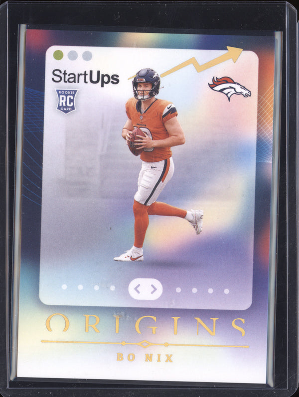 Bo Nix 2024 Panini Origins 5 StartUps RC