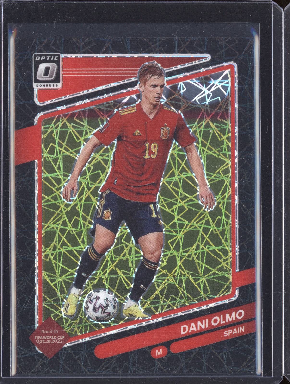 2021-22 Panini Donruss Optic 147 Dani Olmo Black Velocity 04/25
