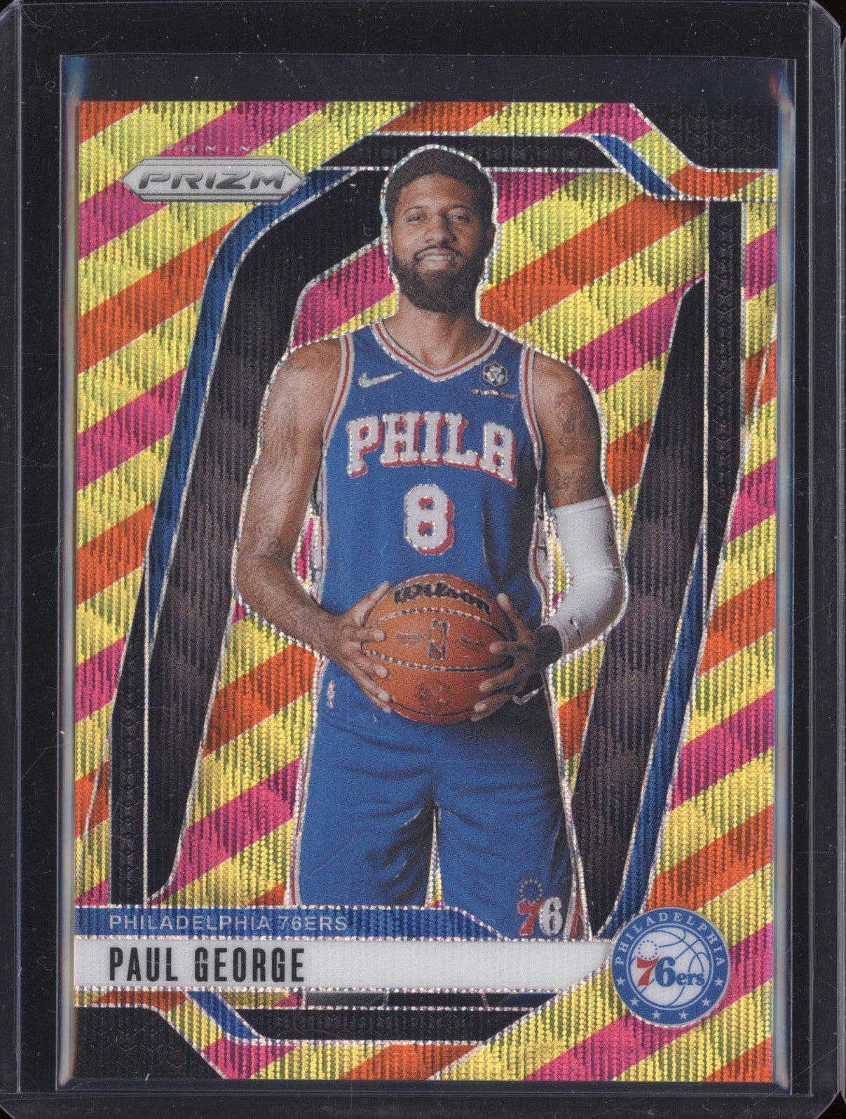 Paul George 2024-25 Panini Prizm 50 Multi Wave Prizm 58/88