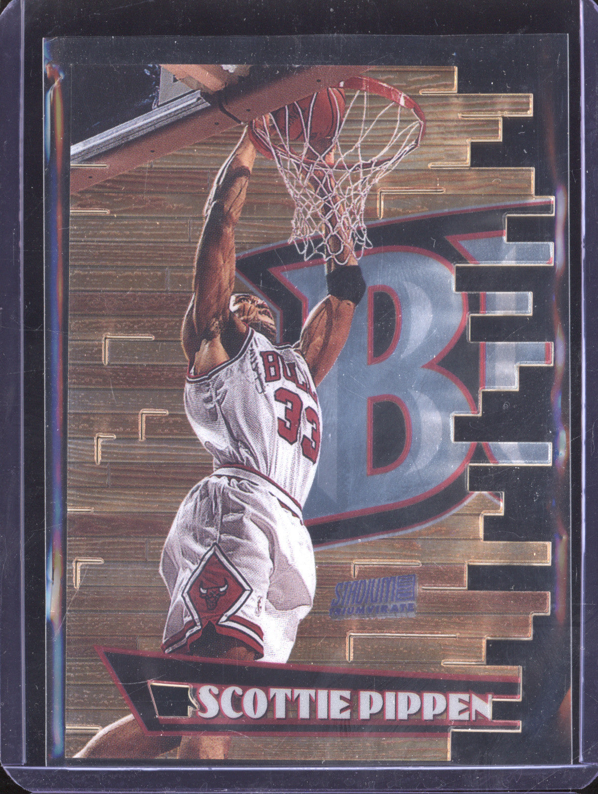 Scottie Pippen 1997-98 Topps Stadium Club Triumvirate T1A