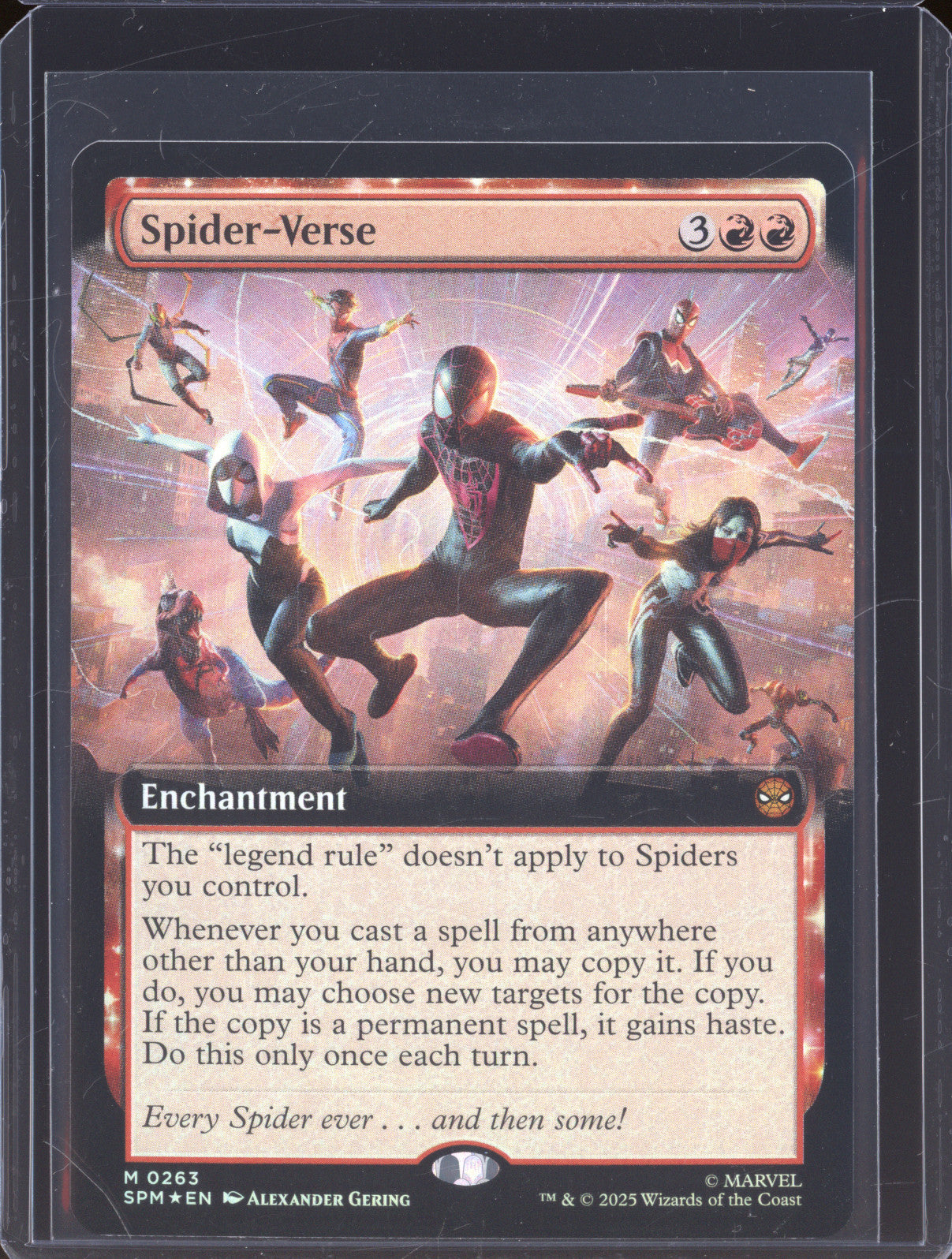 2025 MTG Marvel Spider-Man M 263 Spider-Verse Extended Art