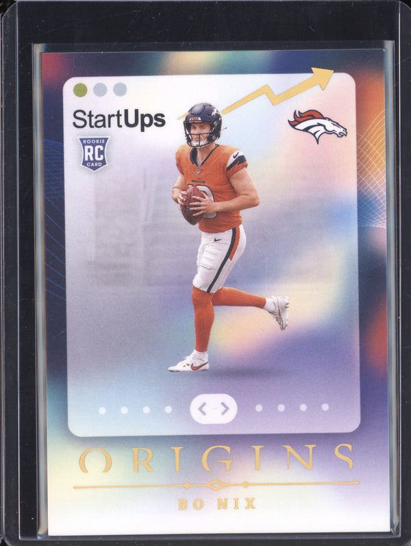 Bo Nix 2024 Panini Origins 5 StartUps RC