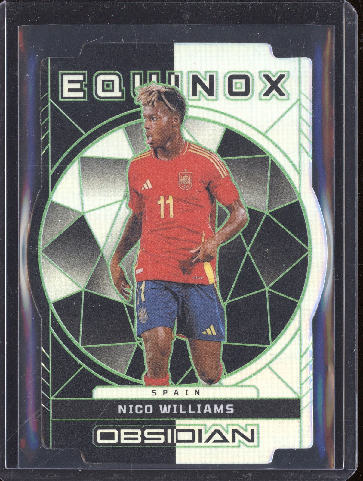 2024-25 Panini Obsidian Soccer 11 Nico Williams Equinox 4/5