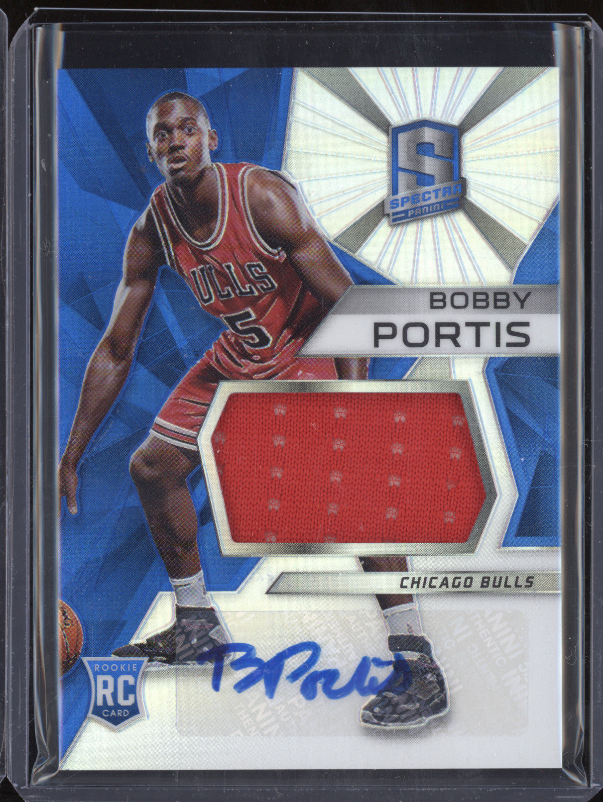 Bobby Portis 2015-16 Panini Spectra 121 Rookie Jersey Auto RC