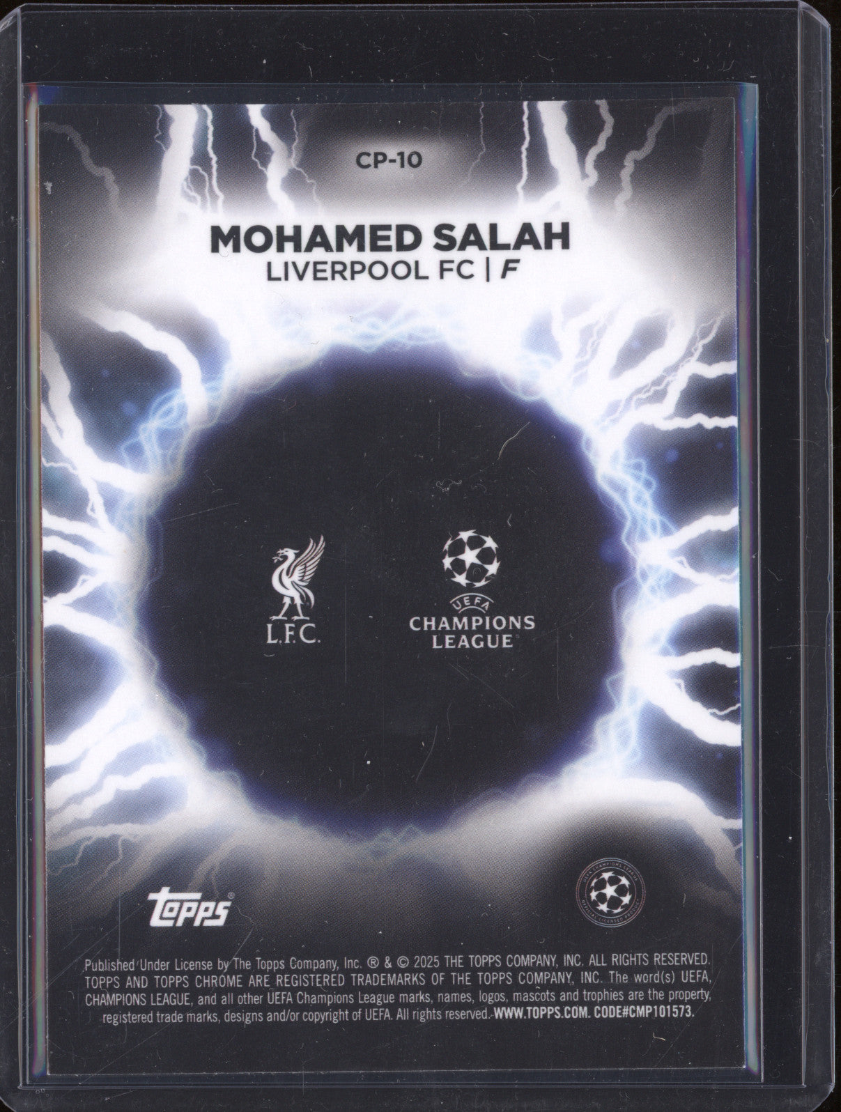 Mohamed Salah 2024-25 Topps Chrome UCC CP-10 Circle of Power