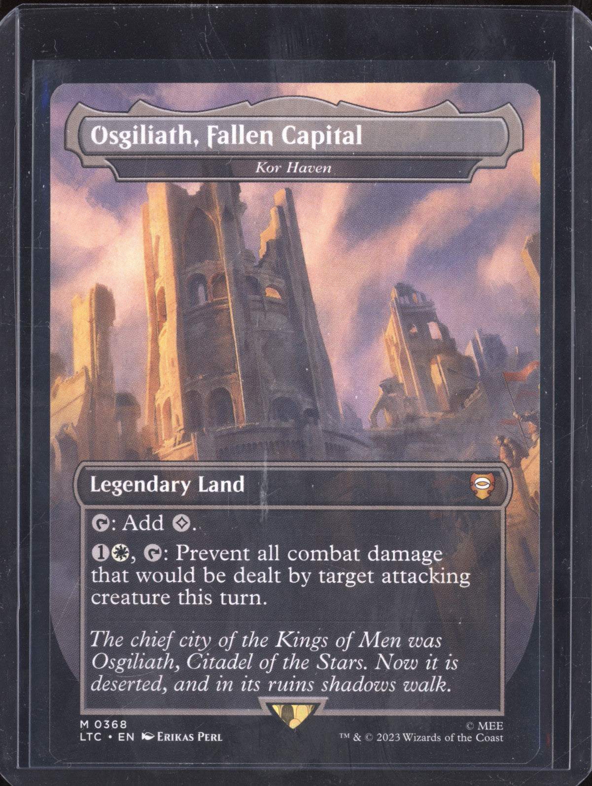 Osgiliath, Fallen Capital 0 MTG Tales of Middle-earth 368 Borderless Mythic