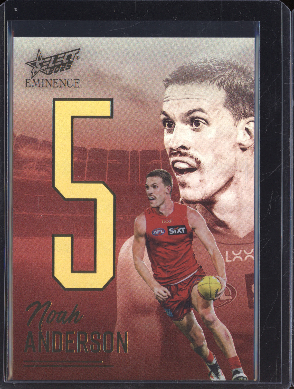 2025 AFL Select Eminence Nameplate NG343 Noah Anderson 029/115