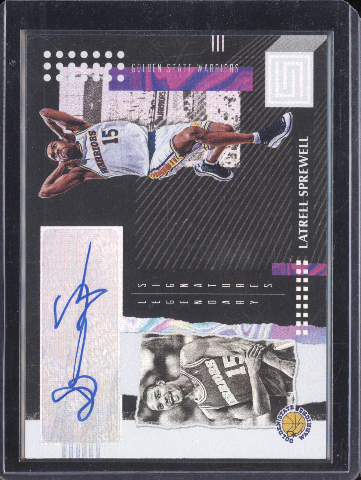 Latrell Sprewell 2018-19 Panini Status LS-LTS Legendary Signatures